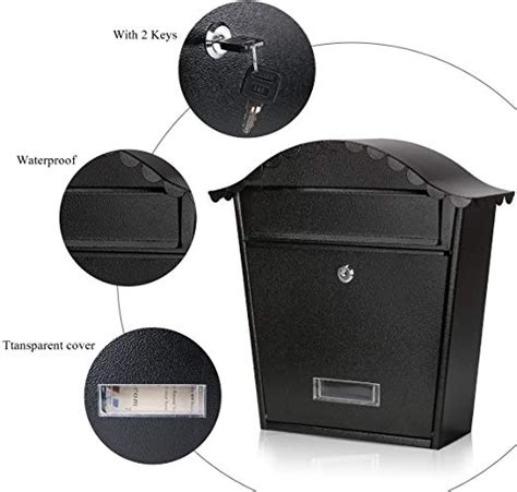 Mailboxes Wall Mount with Key Lock – Jssmst Small Mail Boxes 